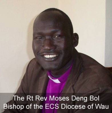 Bishop Moses Deng-Bol of Wau Diocese, Episcopal Church of South Sudan and Sudan. He says that peace in South Sudan will not come without reconciliation.