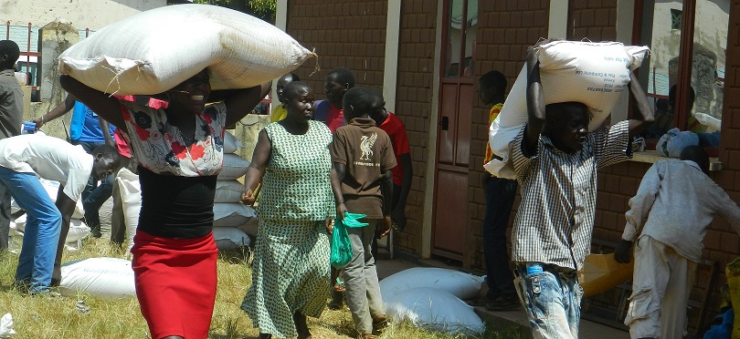 At distribution site