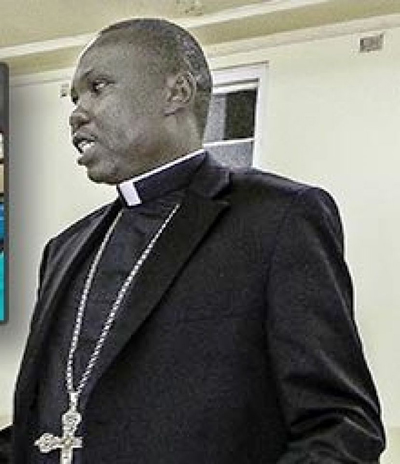 South Sudan Catholic Auxiliary Bishop of Juba Santo Laku Pio. He has asked the country's top political leaders to stop the suffering of the people.